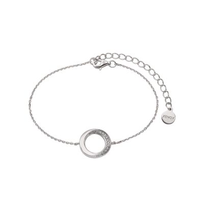 Xenox Armband Damen Classic Circle Zirkonia Sterlingsilber XS2128