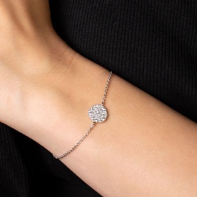 Xenox Armband Damen Classic Circle Zirkonia Sterlingsilber XS6095