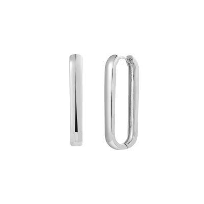 Xenox XS91553G Creolen Ohrringe Damen Link Mega 925/- Silber 30 mm