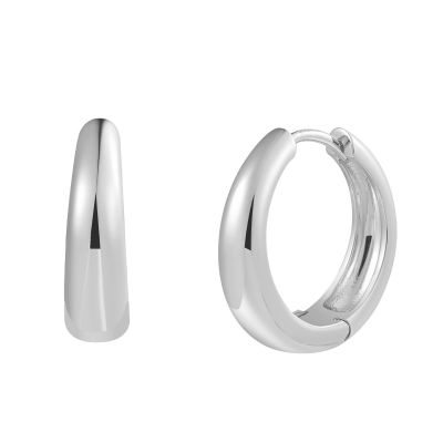 Xenox Creolen Ohrringe Damen Dome Large Sterlingsilber XS10372