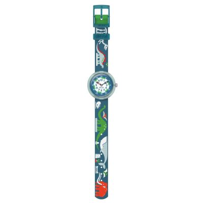 Flik Flak Kinder-Uhr Living History Analog Quarz Textil-Band FBNP229