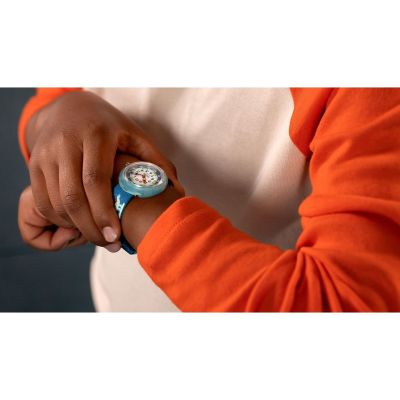 Flik Flak Kinder-Uhr Living History Analog Quarz Textil-Band FBNP229