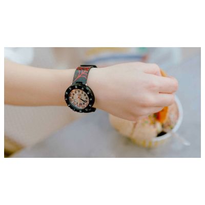 Flik Flak FCSP118 Jungen-Uhr Webaxus Analog Quarz Silikon-Armband Ø 36,70 mm