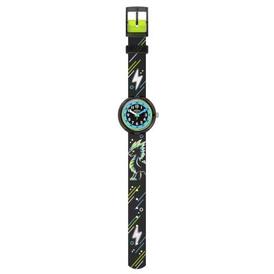 Flik Flak Jungen-Uhr Mystic Dragon Analog Quarz Textil-Band FPNP159