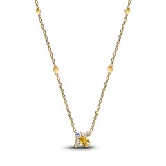 Pandora Halskette mit Anh&auml;nger Honigbiene 14 Karat Vergoldet 364560C01
