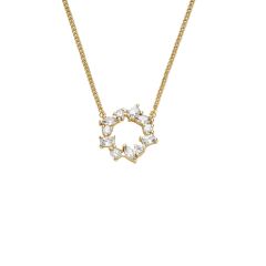Fossil Halskette mit Anh&auml;nger Ellis Mixed Shapes Goldton JA7295710
